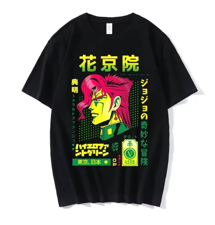 Camiseta Minimal Kakyoin Noriaki - The Calm Strategist - JoJo's Bizarre Adventure