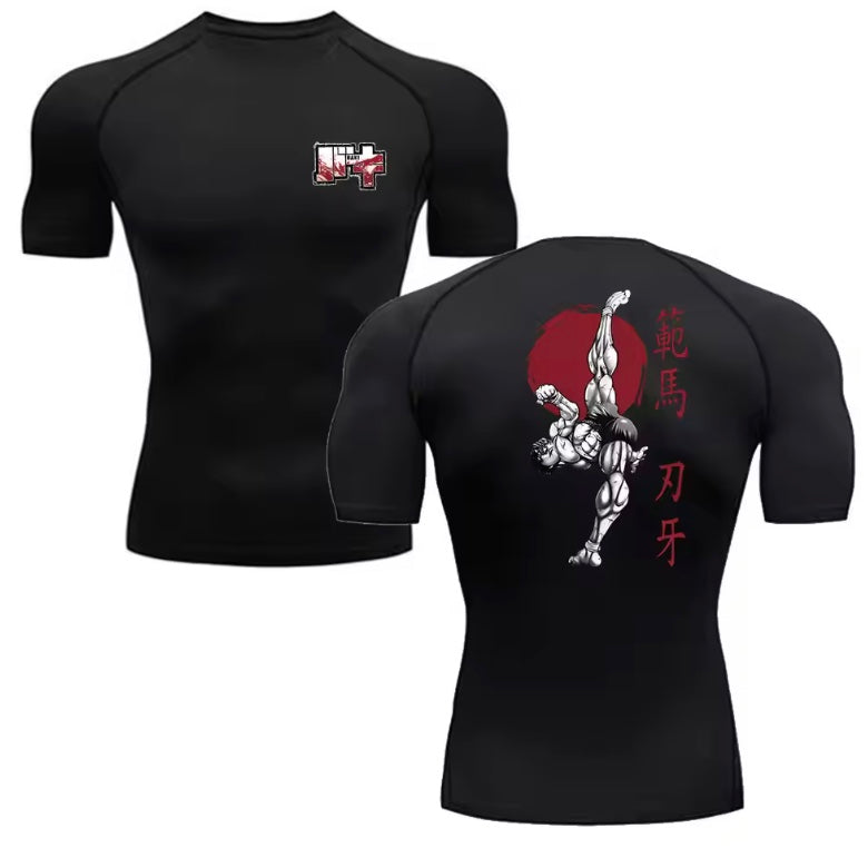 Camiseta de Compresión Baki Hanma - Star Kick